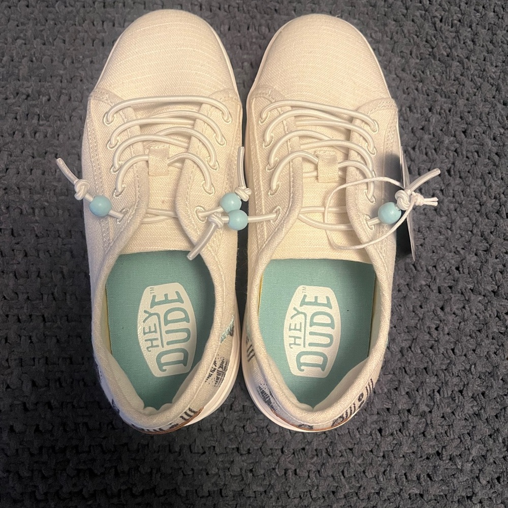 Hey Dude Baja Cream Sneakers